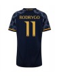Real Madrid Rodrygo Goes #11 Replika Borta Kläder Dam 2023-24 Kortärmad